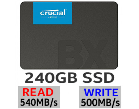 SSD diskas Crucial BX500 240GB 2.5"